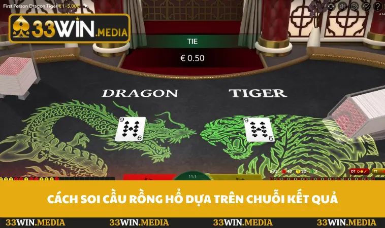 Cách soi cầu rồng hổ dựa trên chuỗi kết quả