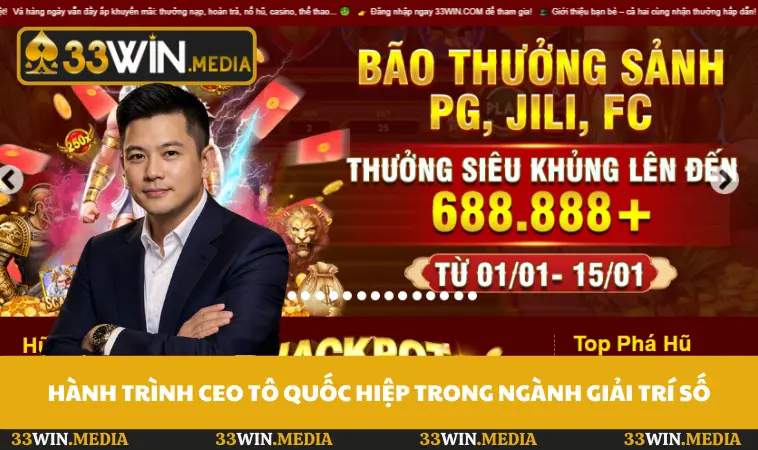 Hành trình CEO Tô Quốc Hiệp trong ngành giải trí số