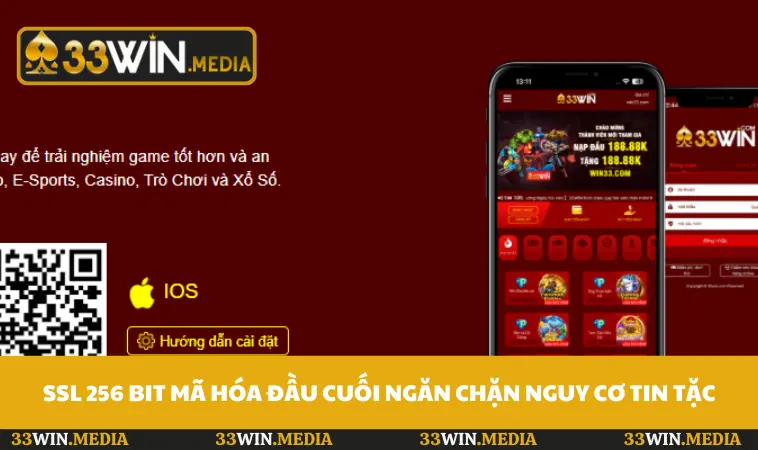 SSL 256 bit mã hóa đầu cuối ngăn chặn nguy cơ tin tặc