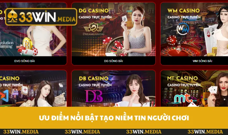 Ưu điểm nổi bật tạo niềm tin người chơi